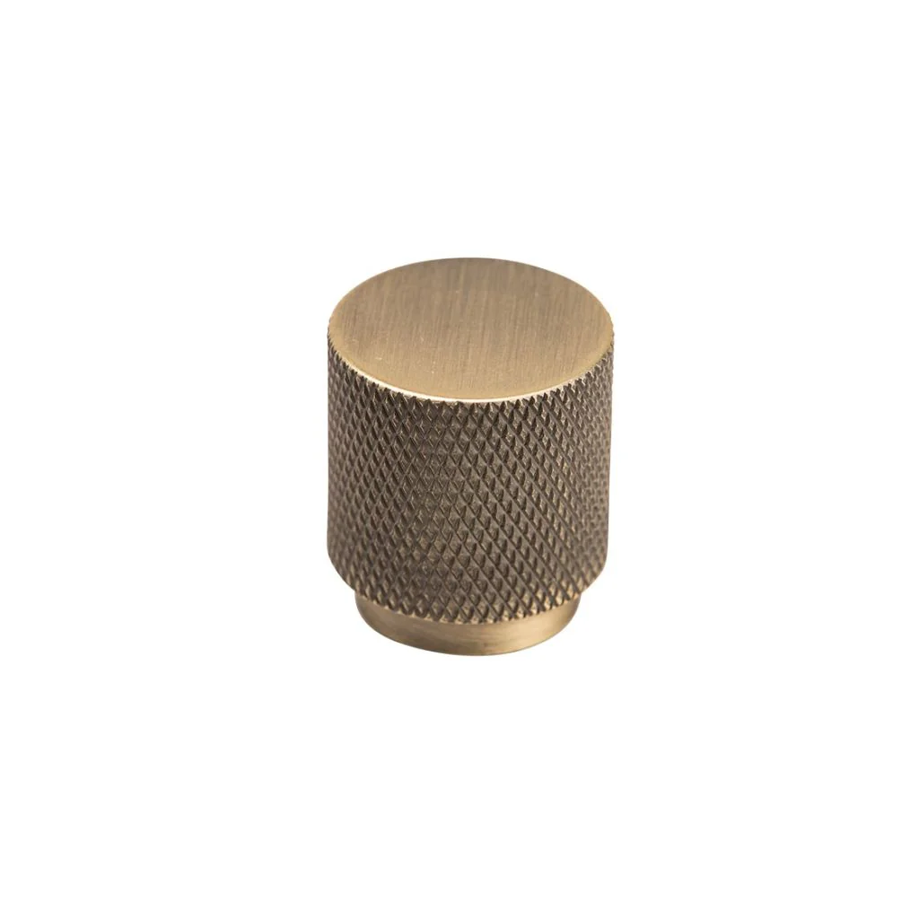 Knopgreb Ø25/Ø20mm M4x8-10 aluminium antik bronze Riflet Inkl. skrue - skabsdesign.dk