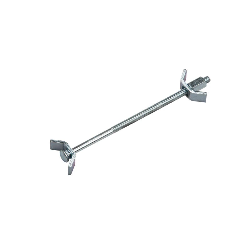 Bordpladesamlebeslag Ø33 M6x100x150x16 hærdet stål elg. 1 stk. - Skabsdesign.dk