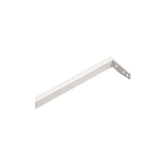 Metal sarg til M70 skab - Stål pulverlakeret hvid - 667,5x20x60mm Ex. Skruer - Skabsdesign.dk